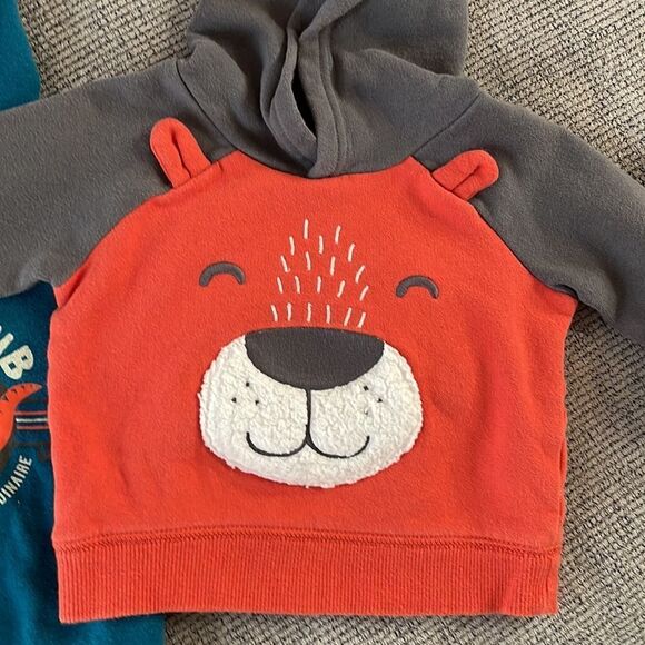 Lot of baby boy hoodie lot, 6 months, Carters and Jumping Beans - Picture 2 of 7
